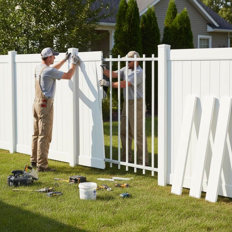 Vinyl Fence Installation