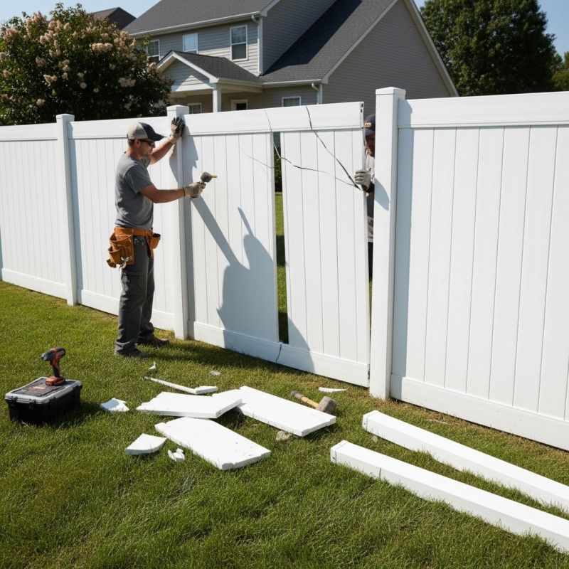 Vinyl Fence Installation