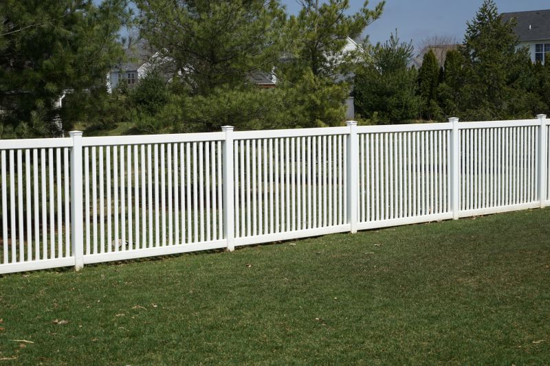 Vinyl Fence Installation Site
