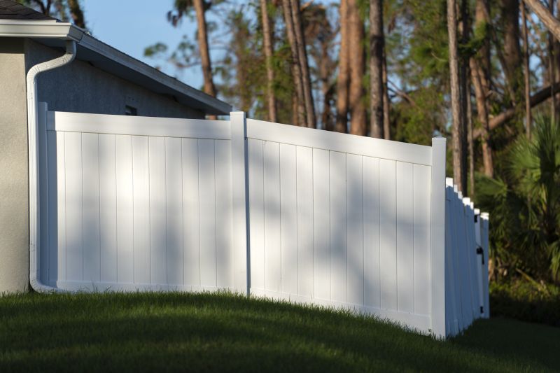 Close-up of Vinyl Fence Panels