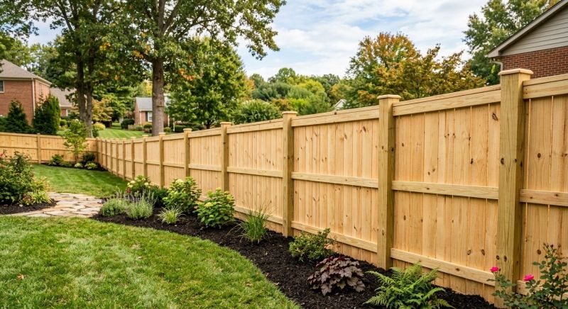 Wood Picket Fence Installation in Roseville, CA